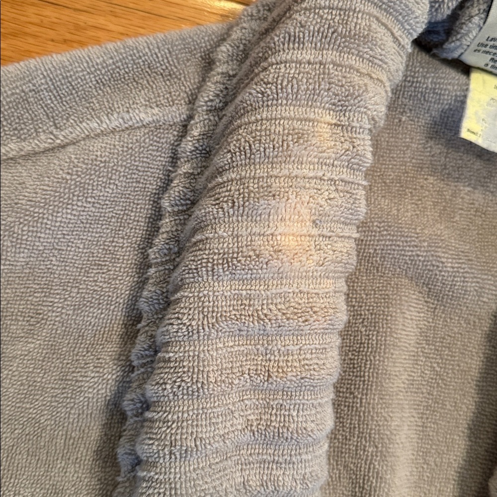 Pottery Barn Gray Terry Robe - Picture 7 of 8